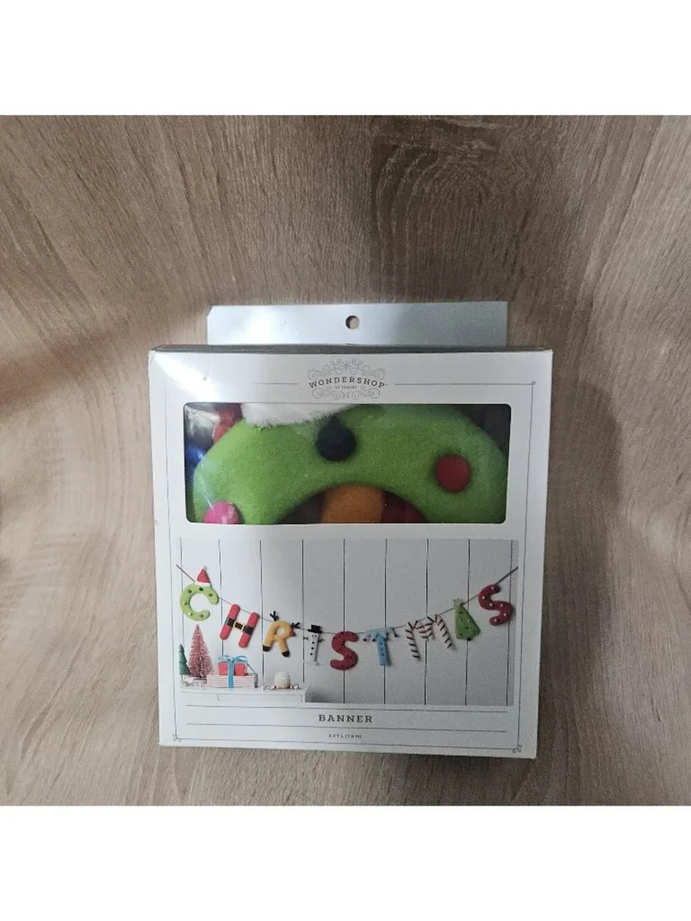 Wondershop Christmas 6ft Felt Garland Banner New In Damaged Box